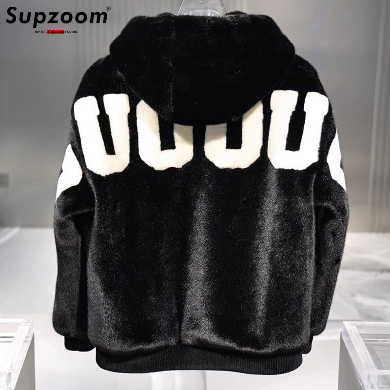 Embroidery Jacket - Supzoom Neuankömmling Nachahmung Kaninchen haar Baumwolle