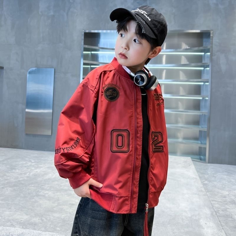 Embroidery Jacket - 2025, neue Jungen-Baseballjacke, Frühling und Herbst,