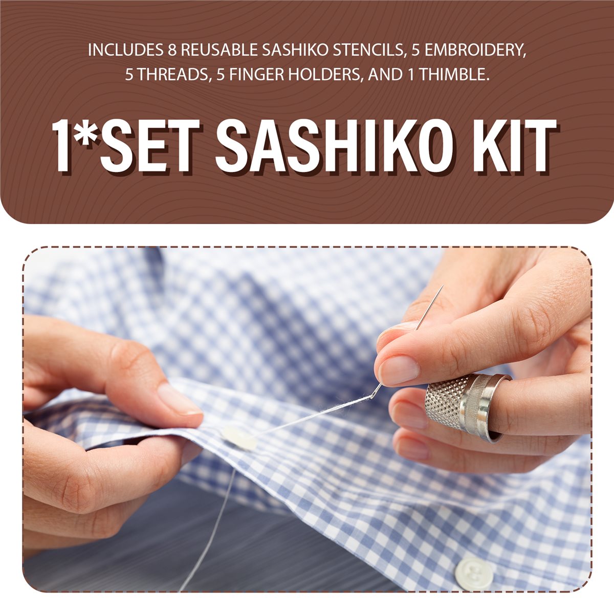 Embroidery For Beginners - ~PERFECT}24-teiliges Kunststoff-Schablonen-Set 4,7 x 4,7 Zoll