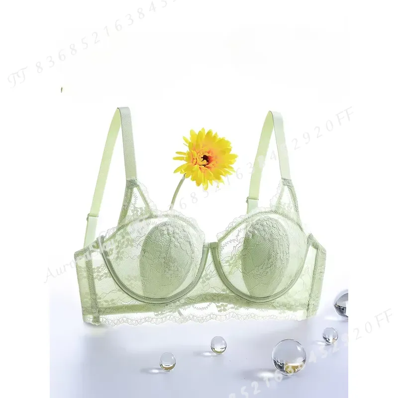Embroidery Rabbit - Damen Sommer Spitzen-BH Ultra Dünn Atmungsaktiv