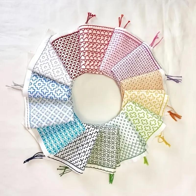 Embroidery For Beginners - 9/32 Stücke Faden Und Nadeln Denim