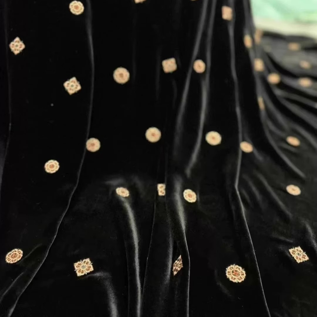 135 cm breiter schwarz-grün be – Embroidery Jacket Bewertung und Preis