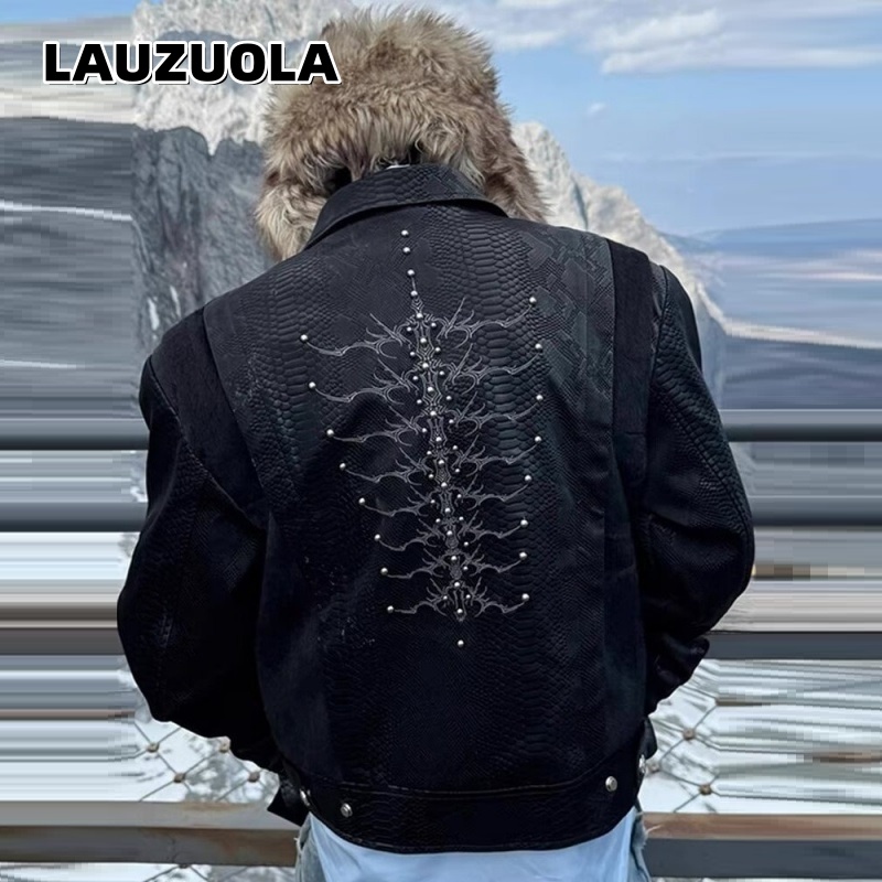 Herren Schwarze Jacke mit Schl – Embroidery Jacket Bewertung und Preis