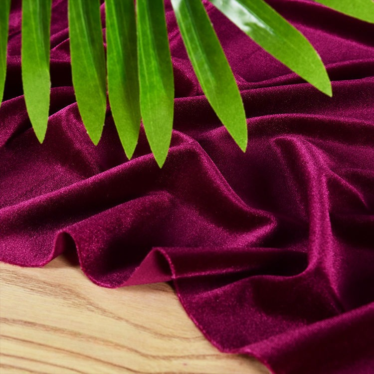 Einfarbiger, weicher, vierseit – Velvet Fabric Embroidery Bewertung und Preis