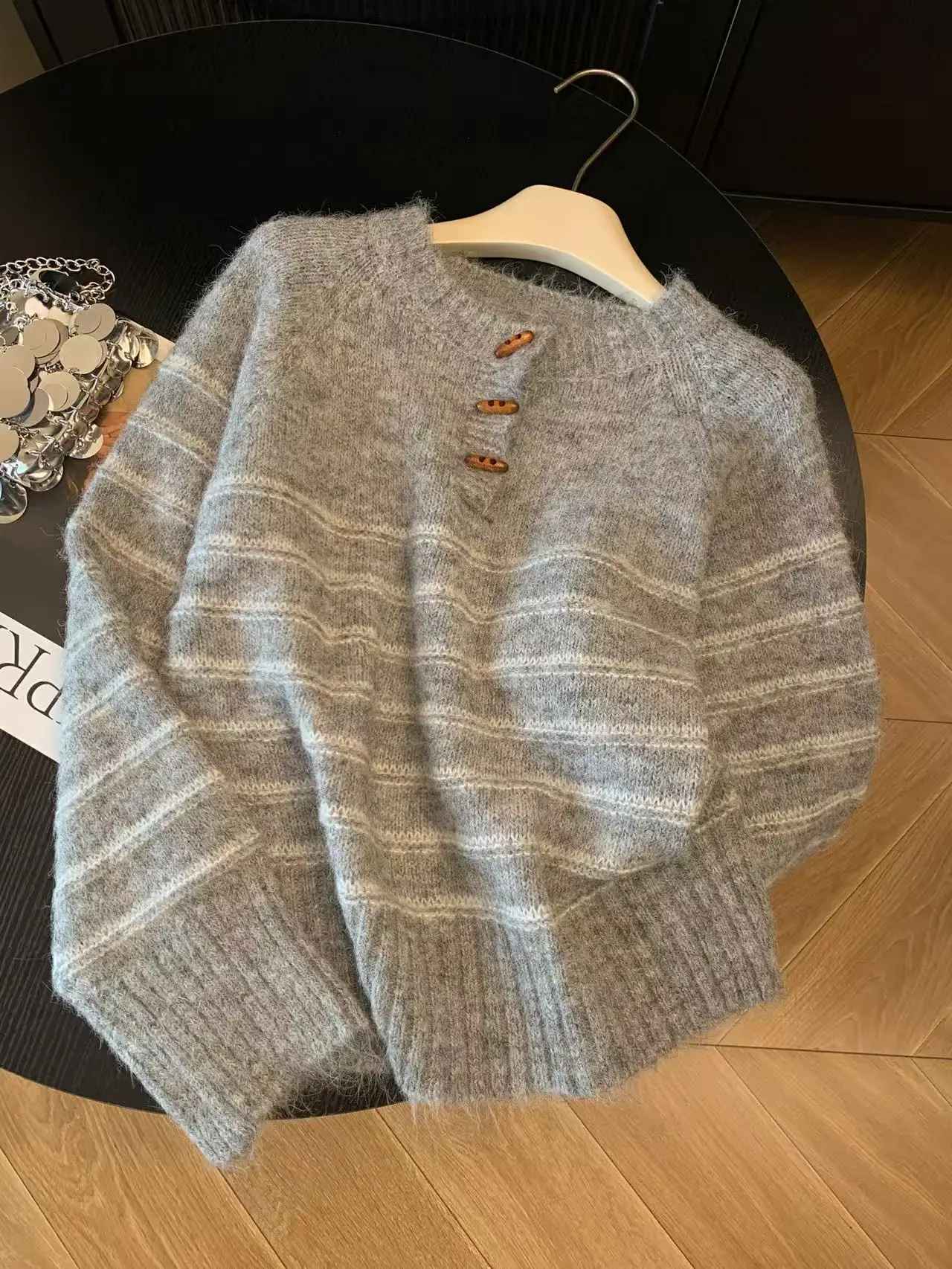 Herbst Winter Damen Gestreifte – Embroidery Origin Bewertung und Preis