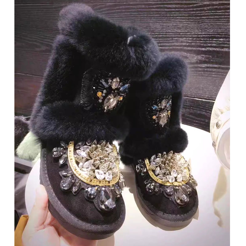 Bling schwarz weiß Edelstein S – Embroidery Rabbit Bewertung und Preis