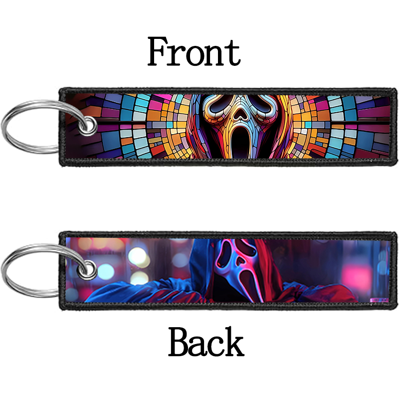 GHOST FACE Schlüsselanhänger f – Embroidery Keychain Bewertung und Preis