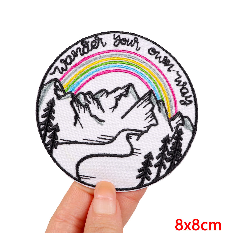 Camping/Abenteuer Patch Eisen  – Embroidery Converse Bewertung und Preis