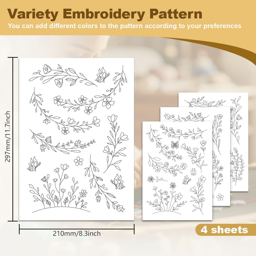 Wasserlösliches Stickerei-Stab – Embroidery For Beginners Bewertung und Preis