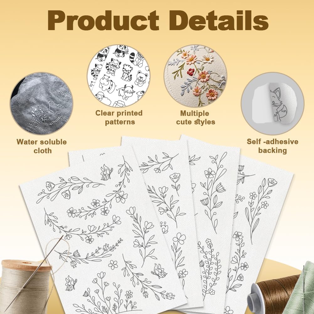 Wasserlösliches Stickerei-Stab – Embroidery For Beginners Bewertung und Preis