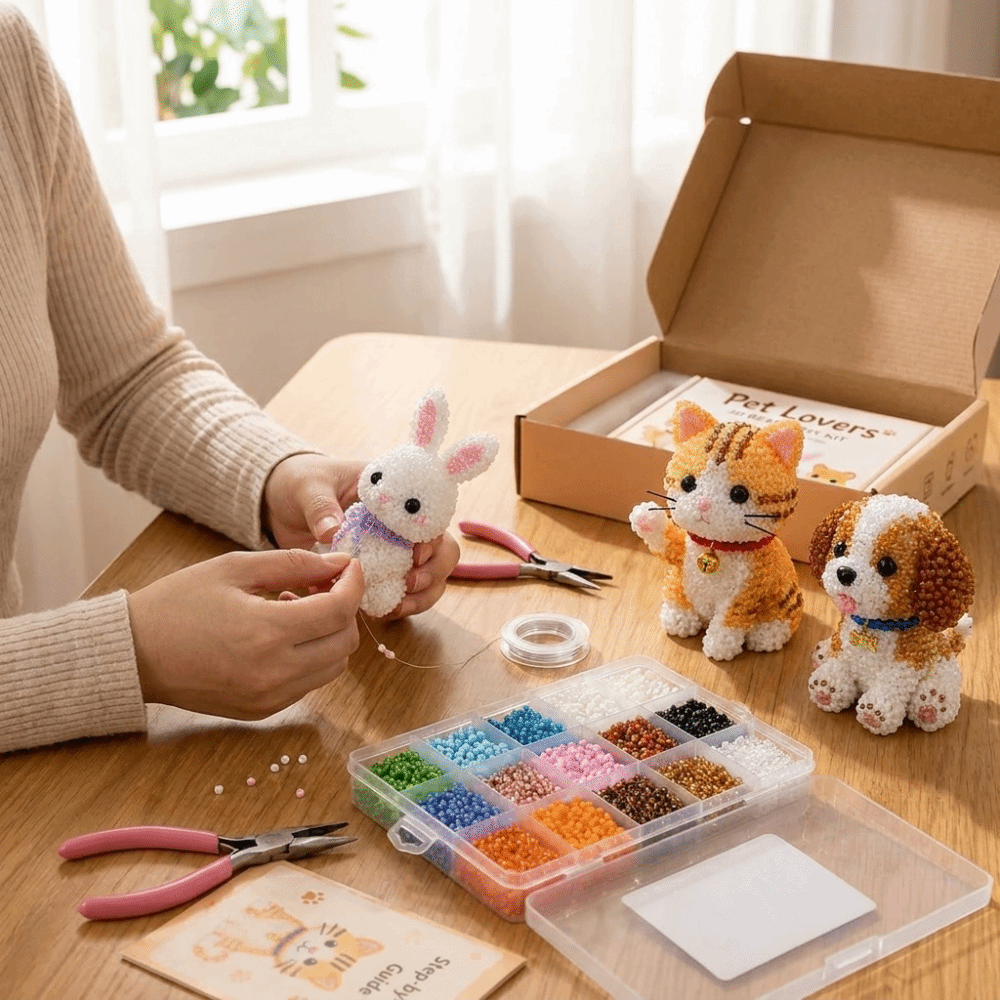 Handgemachtes DIY Tierperlen-S – Embroidery For Beginners Bewertung und Preis