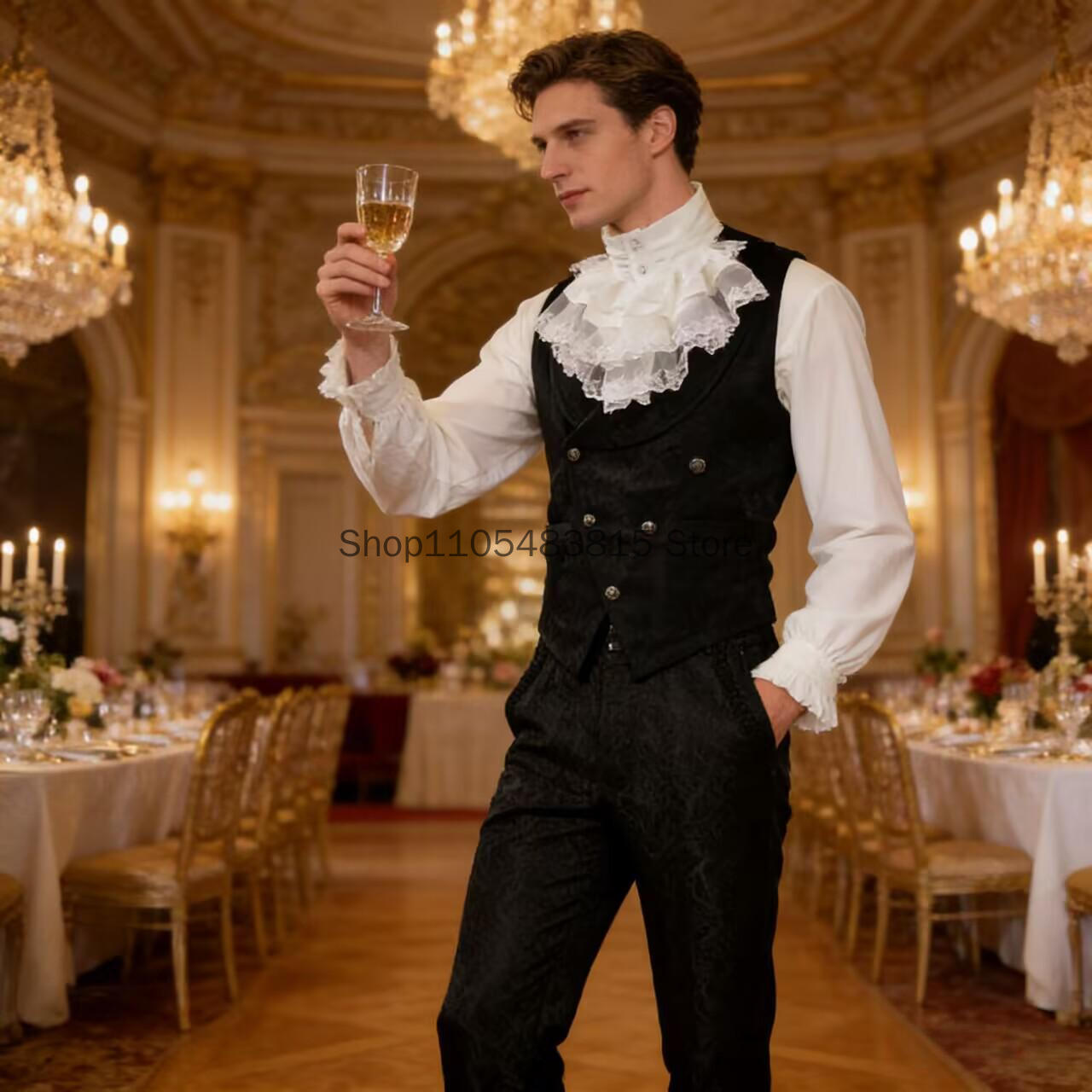 Mittelalterliche Herren-Weste  – Embroidery Jacket Bewertung und Preis