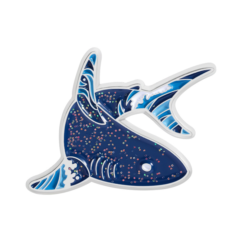Cartoon-Meerestier-Emaille-Pin – Embroidery Fish Bewertung und Preis