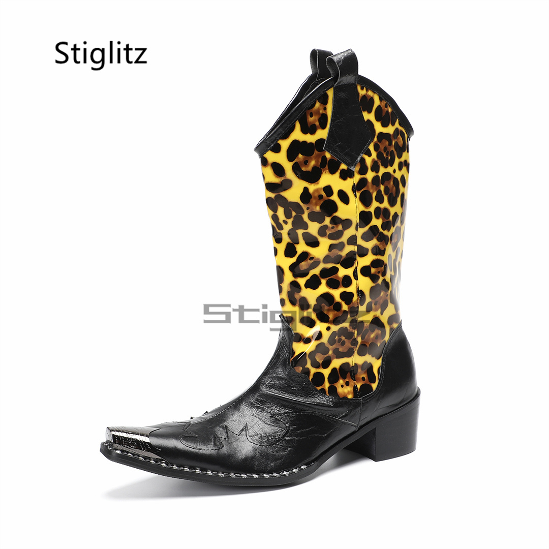 Herren-Reitstiefel mit Leopard – Embroidery On Leather Bewertung und Preis