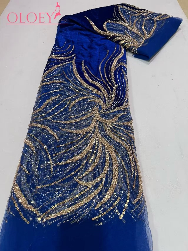 OLOEY Luxuriöses Hochzeitsklei – Velvet Fabric Embroidery Bewertung und Preis