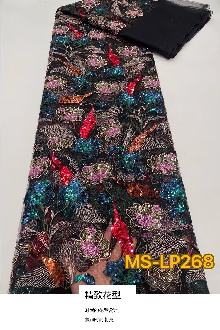 1 Yard Luxuriöser, zweifarbige – Embroidery Gradient Bewertung und Preis