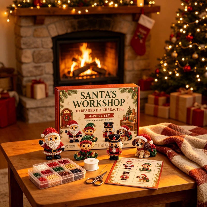 3D Perlen Weihnachtskätzchen K – Embroidery Xmas Kits Bewertung und Preis