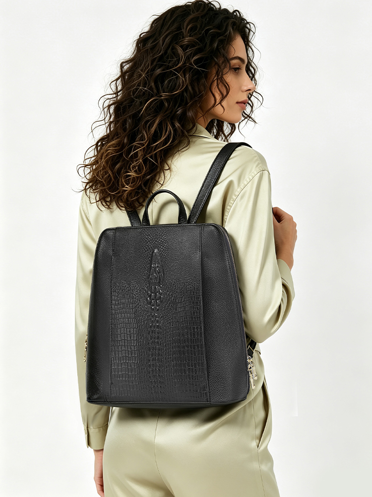 Zency Damen-Rucksack aus Kroko – Embroidery On Leather Bewertung und Preis