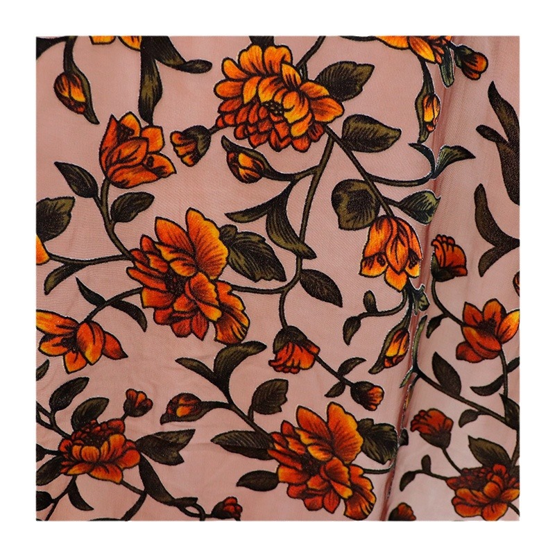 Gewebter Samt-Brokat, bedruckt – Velvet Fabric Embroidery Bewertung und Preis