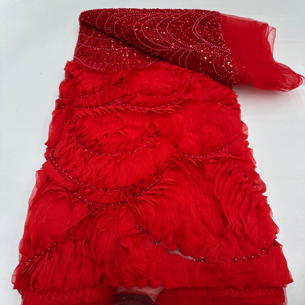 Luxuriöser Afrikanischer Paill – Embroidery Gradient Bewertung und Preis