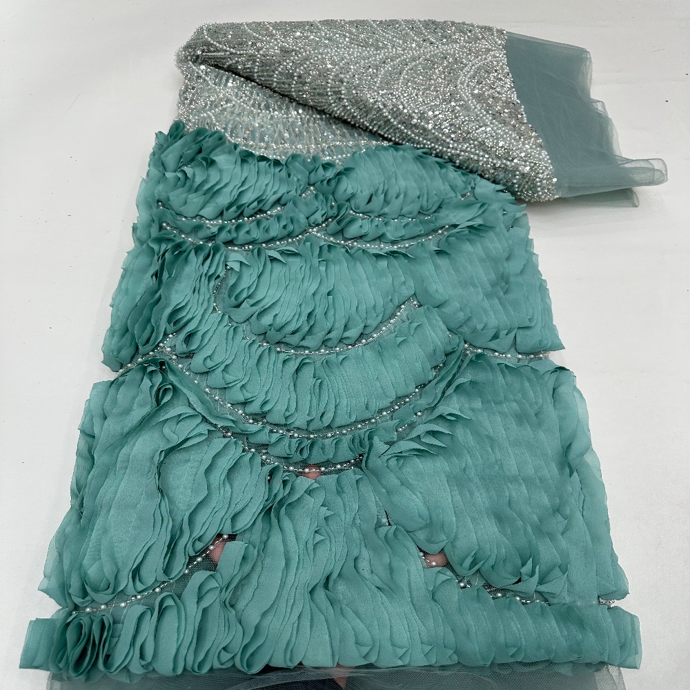 Luxuriöser Afrikanischer Paill – Embroidery Gradient Bewertung und Preis